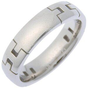 HERMES Hercules Ring K18 white gold #9.2(US Size) 9.8g mens